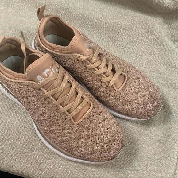 APL Shoes - APL Rosegold/ Beige TechLoom Phantom Sneakers